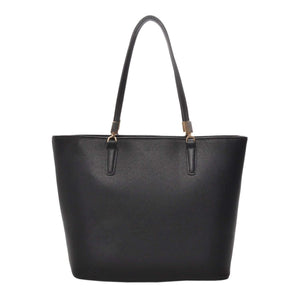 Women's Sydney Black Vegan Leather Tote Handbag Women - Bags - Totes